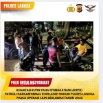 Polres Langsa Tingkatkan Patroli KRYD Pasca Ops Lilin Seulawah 2025