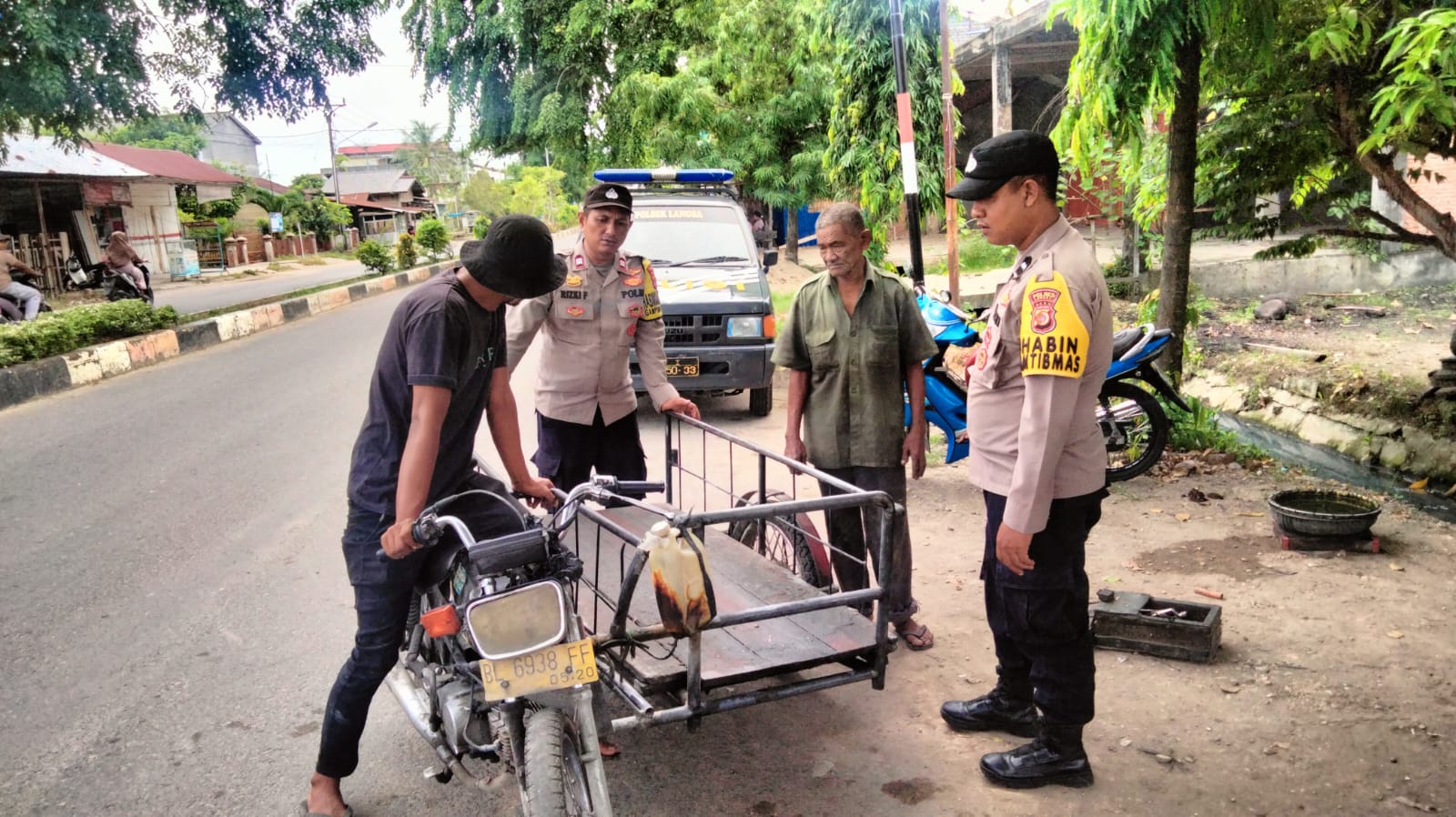 Patroli Polsek Langsa Cegah Premanisme di Wilayah Kota