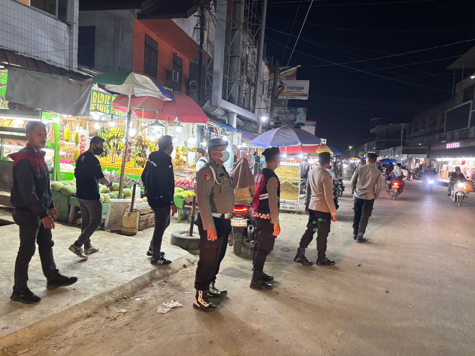 Patroli Perintis Presisi Sat Samapta Jaga Kondusivitas Wilayah Langsa