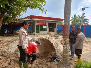Patroli Pasca Banjir Polsek Manyak Payed Jaga Stabilitas Keamanan Wilayah