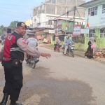 Sat Samapta Polres Langsa Gelar Strong Point Pagi di Sejumlah Titik Kota