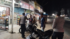 Patroli Malam Polsek Sungai Raya Jaga Kondusivitas Wilayah