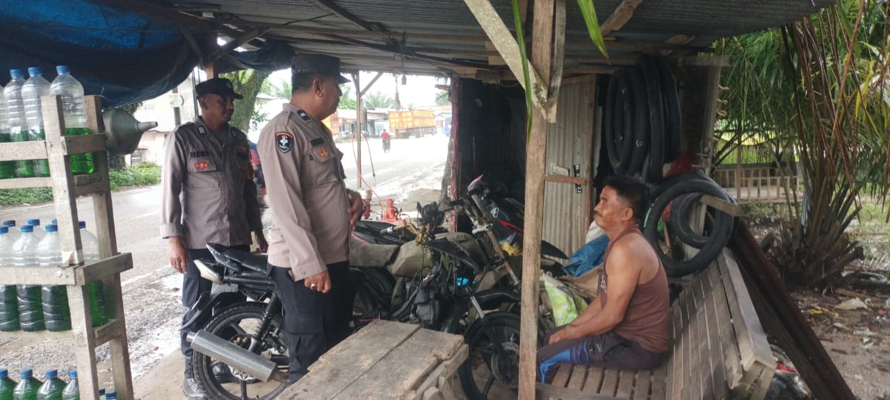 Polsek Langsa Barat Gelar Patroli Siang Pantau Aktivitas Warga