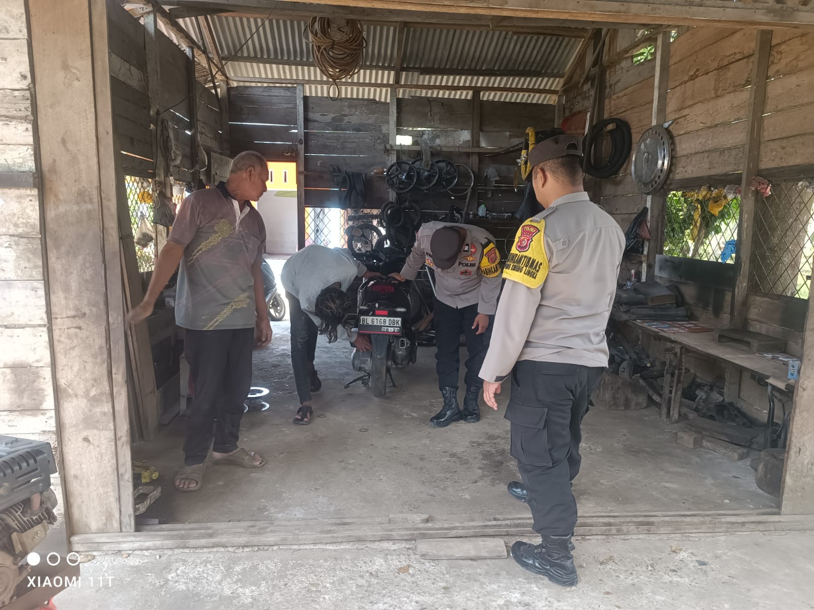 Polsek Sungai Raya Laksanakan Patroli Dialogis Jaga Kamtibmas