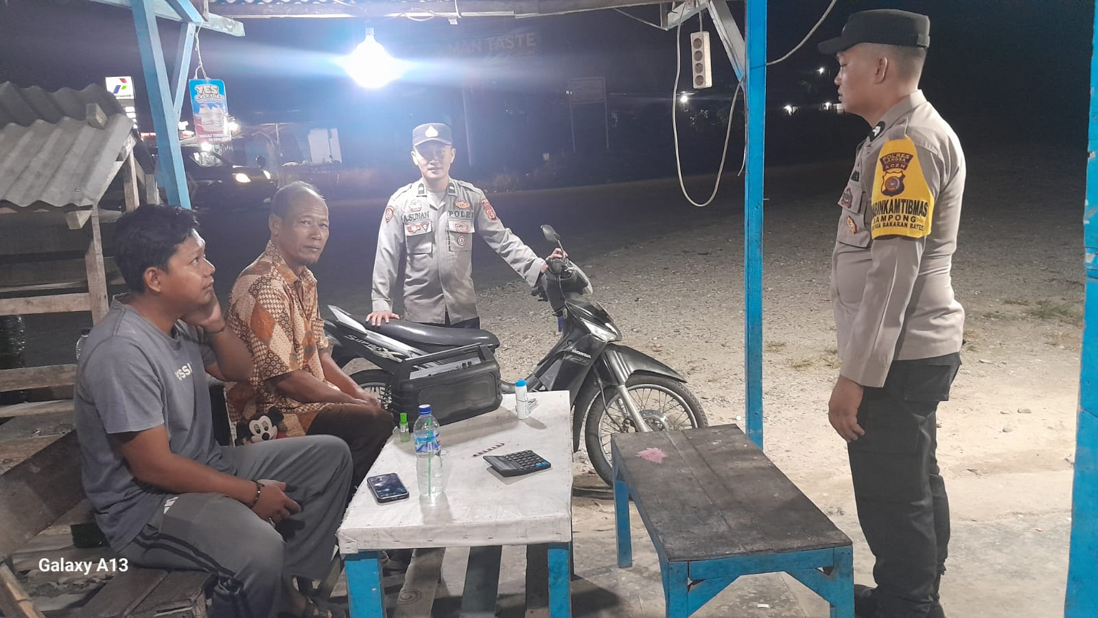 Polsek Langsa Barat Tingkatkan Patroli Malam Jaga Harkamtibmas