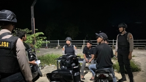 Patroli Perintis Presisi Samapta Polres Langsa Jaga Kamtibmas Malam Hari
