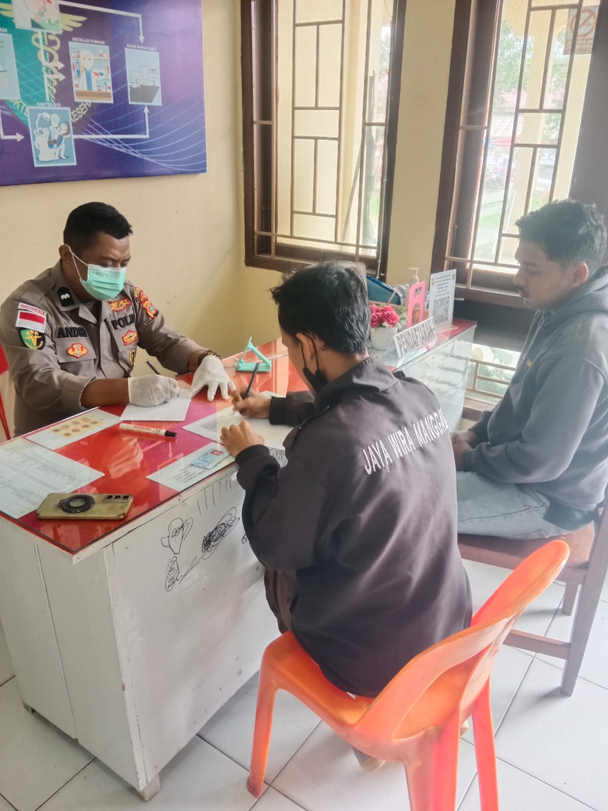 Poliklinik Polres Langsa Berikan Pelayanan Kesehatan Rutin bagi Masyarakat