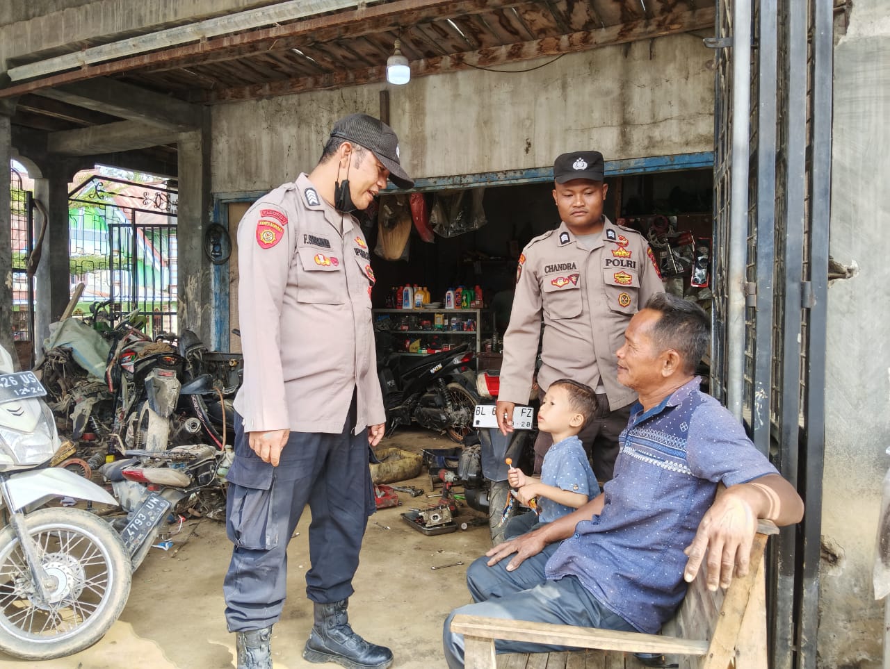 Polsek Manyak Payed Intensifkan Patroli Pasca Banjir