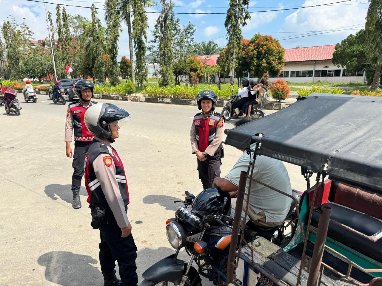 Patroli Perintis Presisi Sat Samapta Polres Langsa Jaga Kondusivitas Wilayah