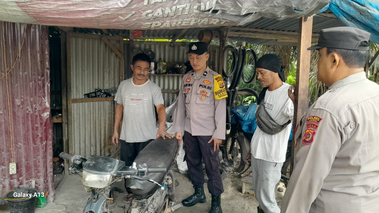 Patroli Pagi Polsek Langsa Barat Jaga Kondusivitas Wilayah