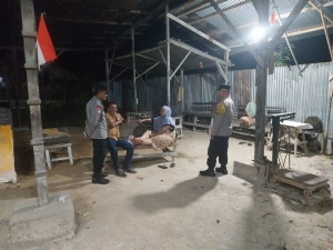 Patroli Malam Polsek Langsa Barat Jaga Kondusifitas Wilayah