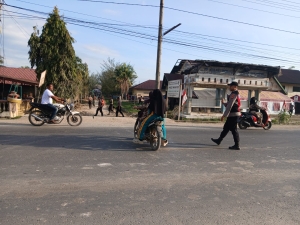 Polsek Manyak Payed Laksanakan Protap 01 di Lingkungan Sekolah