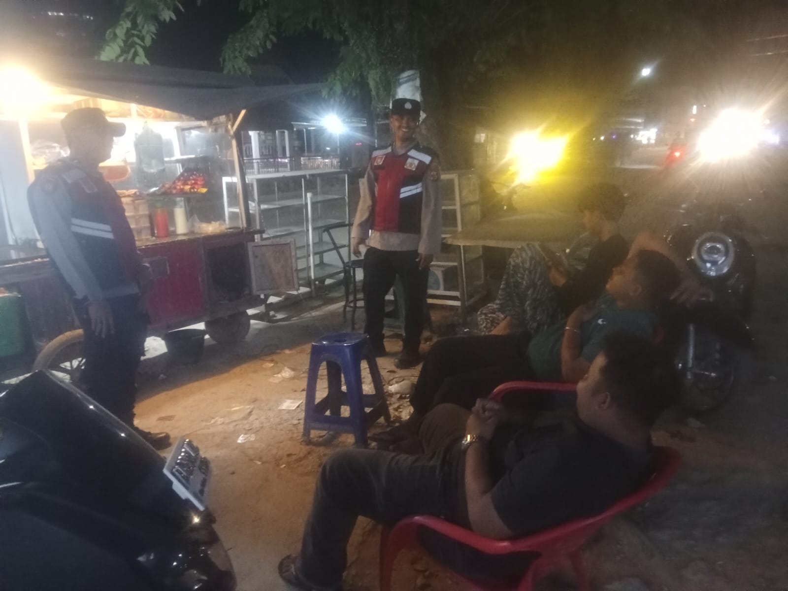 Patroli Pasca Banjir Polsek Manyak Payed Jaga Stabilitas Wilayah