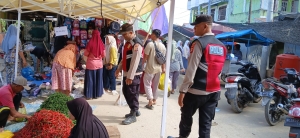 Patroli Pasca Banjir Polsek Manyak Payed Jaga Stabilitas Keamanan Wilayah