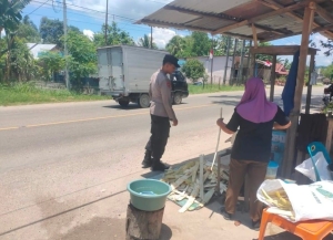 Patroli Polsek Rantau Selamat Antisipasi Gangguan Kamtibmas