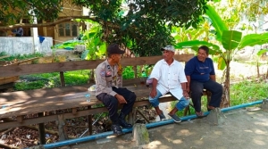 Patroli Siang Polsek Rantau Selamat Jaga Kondusivitas Wilayah