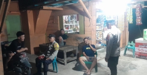 Patroli Polsek Langsa Barat Pantau Aktivitas Warga Malam Hari