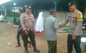 Patroli Siang Polsek Rantau Selamat Pantau Aktivitas Masyarakat