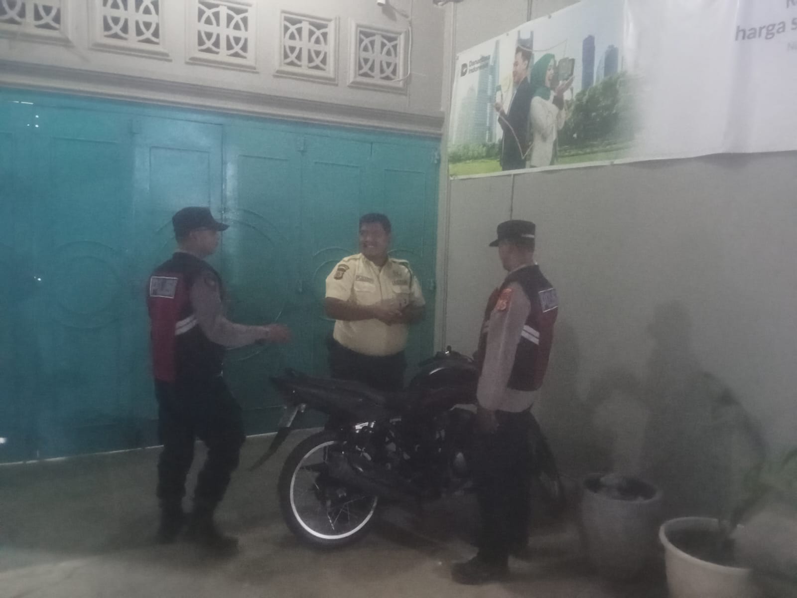 Polsek Manyak Payed Laksanakan Patroli Pasca Banjir