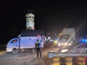 Patroli Blue Light Satlantas Polres Langsa Antisipasi Rawan Kecelakaan