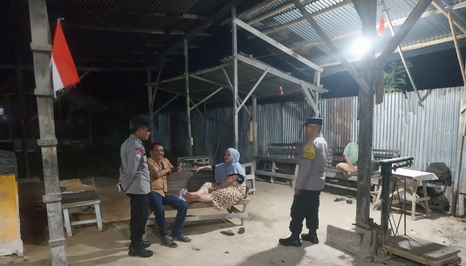 Patroli Malam Polsek Langsa Barat Jaga Kondusivitas Wilayah