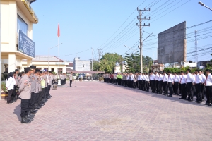 Wakapolres Langsa Sampaikan Amanat Kapolda Aceh, Tekankan Solidaritas dan Jaga Marwah Polri
