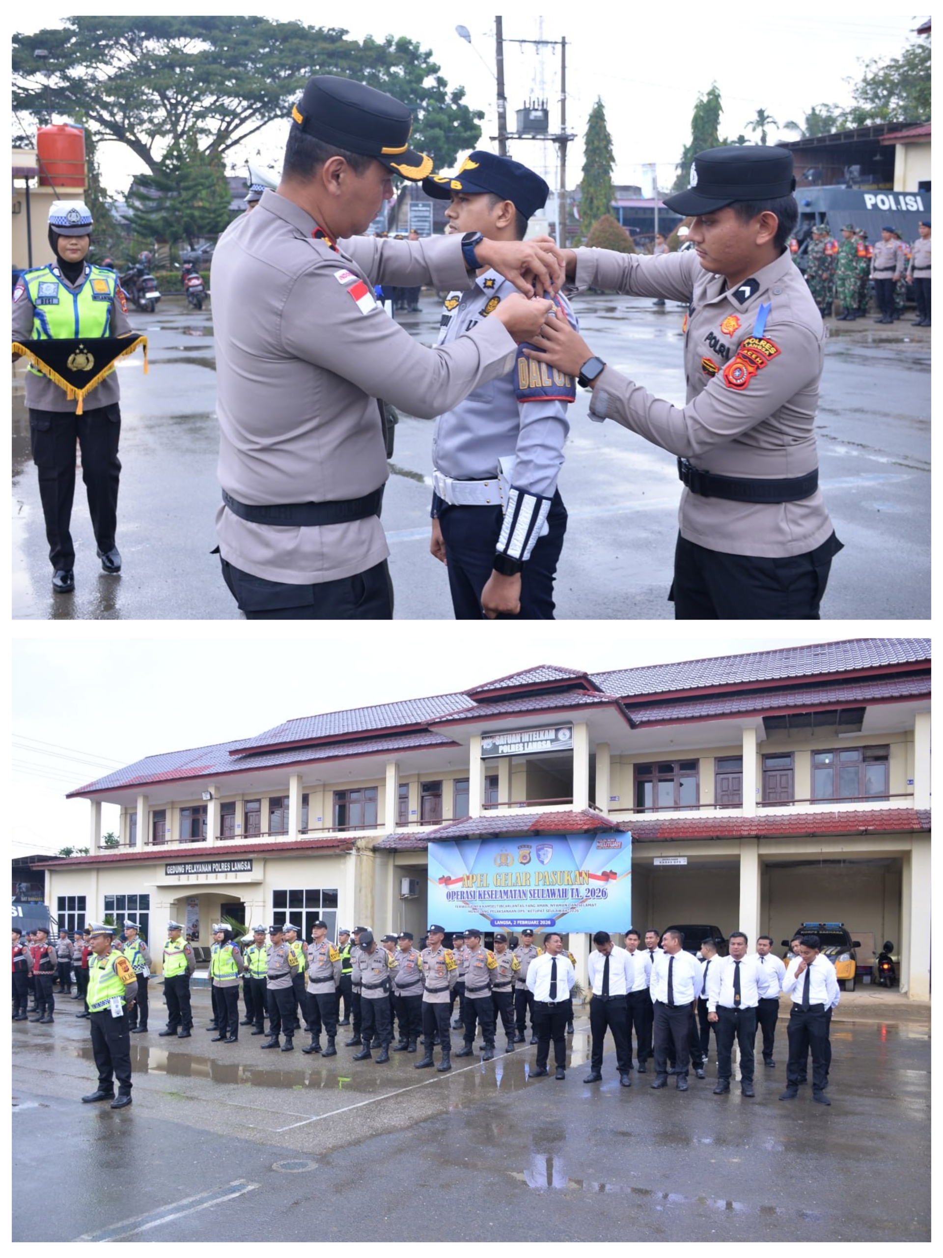 Apel Gelar Pasukan Operasi Keselamatan Seulawah 2026 Digelar, Polres Langsa Siap Wujudkan Kamseltibcarlantas Jelang Ramadhan dan Idul Fitri