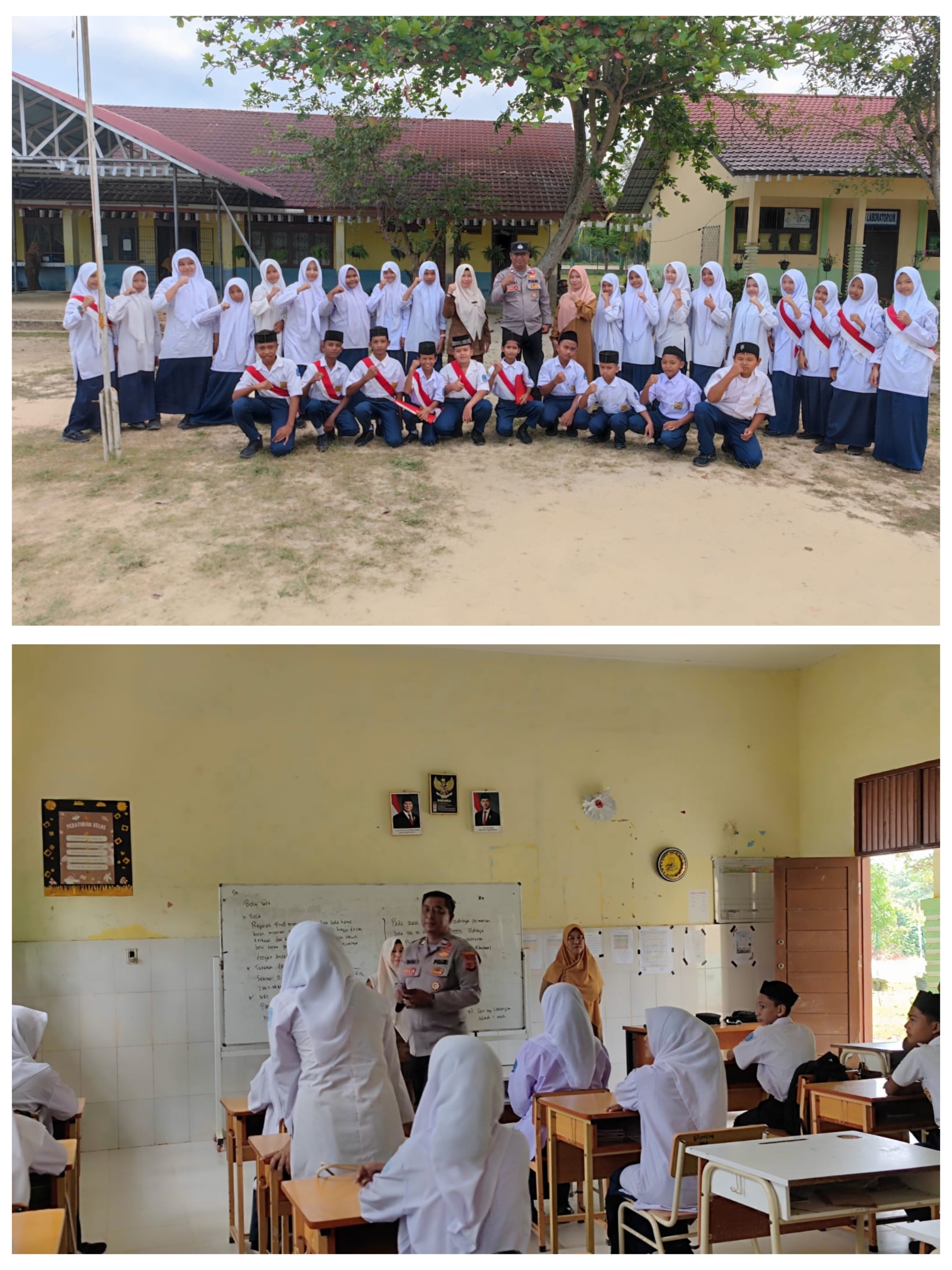 Polsek Birem Bayeun Gelar Sosialisasi Pencegahan Perundungan di Lingkungan Sekolah