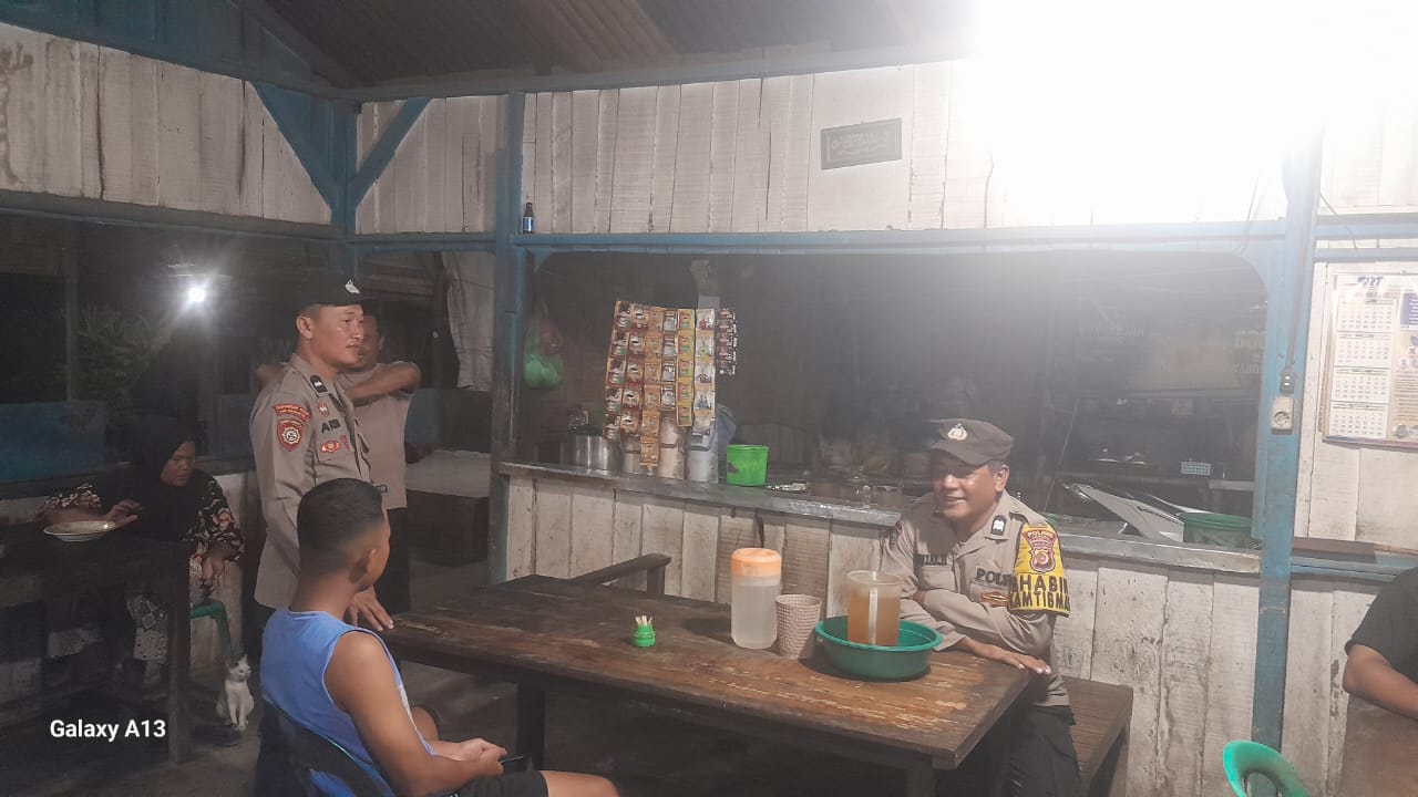 Patroli Malam Polsek Langsa Barat Pantau Situasi Keamanan Wilayah