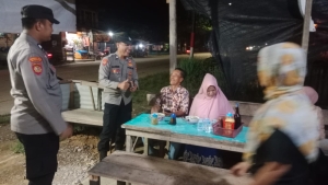Patroli Malam Polsek Birem Bayeun Jaga Keamanan Wilayah