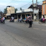 Protap 01 Polsek Birem Bayeun Fokus Pengaturan Lalu Lintas Pagi Hari