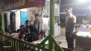 Patroli Malam Polsek Langsa Barat Jaga Kondusivitas Wilayah