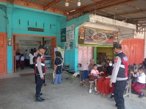 Patroli Pasca Banjir Polsek Manyak Payed Pantau Keamanan Wilayah