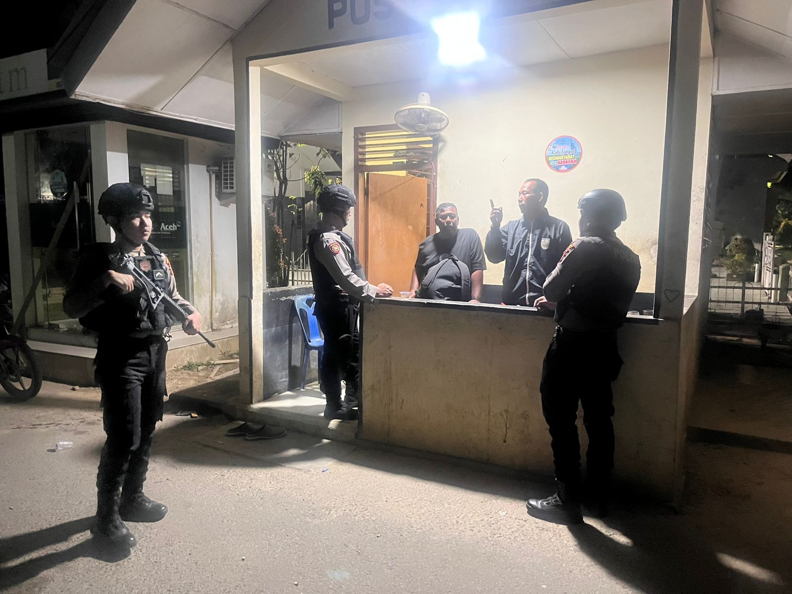 Patroli Perintis Presisi Sat Samapta Jaga Keamanan Wilayah Langsa