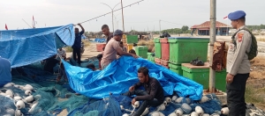 Sat Pol Airud Polres Langsa Gelar Patroli Dialogis di TPI Kuala Langsa