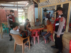 Polsek Manyak Payed Gelar Patroli Pasca Banjir Jaga Kondusivitas Wilayah