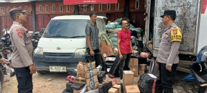 Patroli Siang Polsek Langsa Barat Jaga Kondusivitas Wilayah