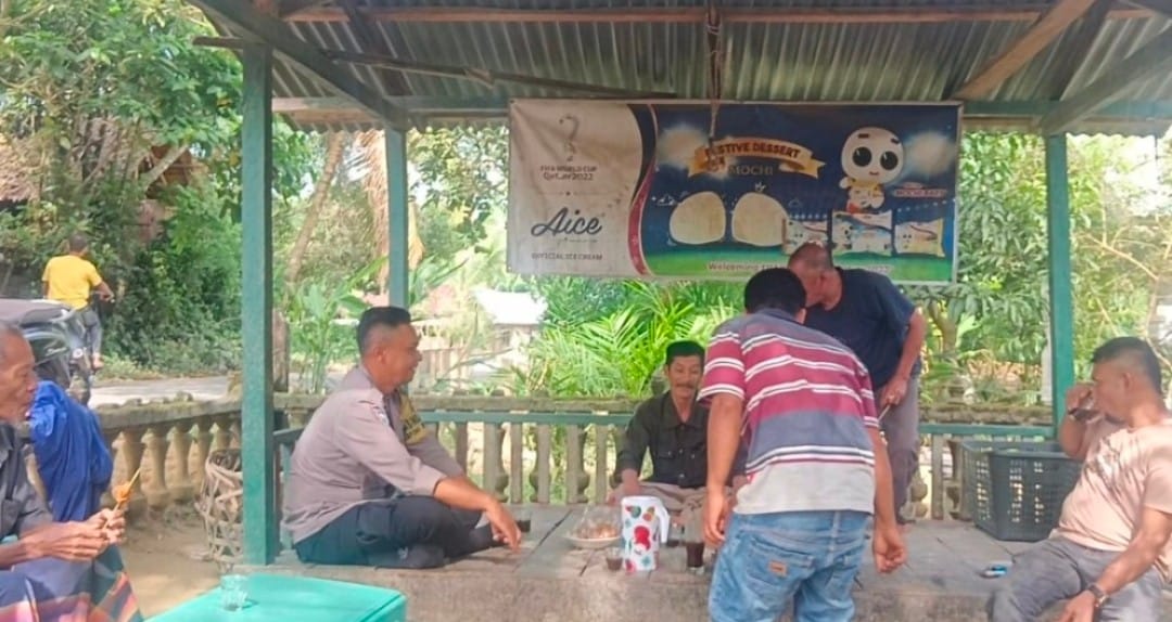 Patroli Siang Polsek Rantau Selamat Awasi Aktivitas Masyarakat