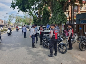 Patroli Perintis Presisi Sat Samapta Jaga Kondusifitas Wilayah Langsa