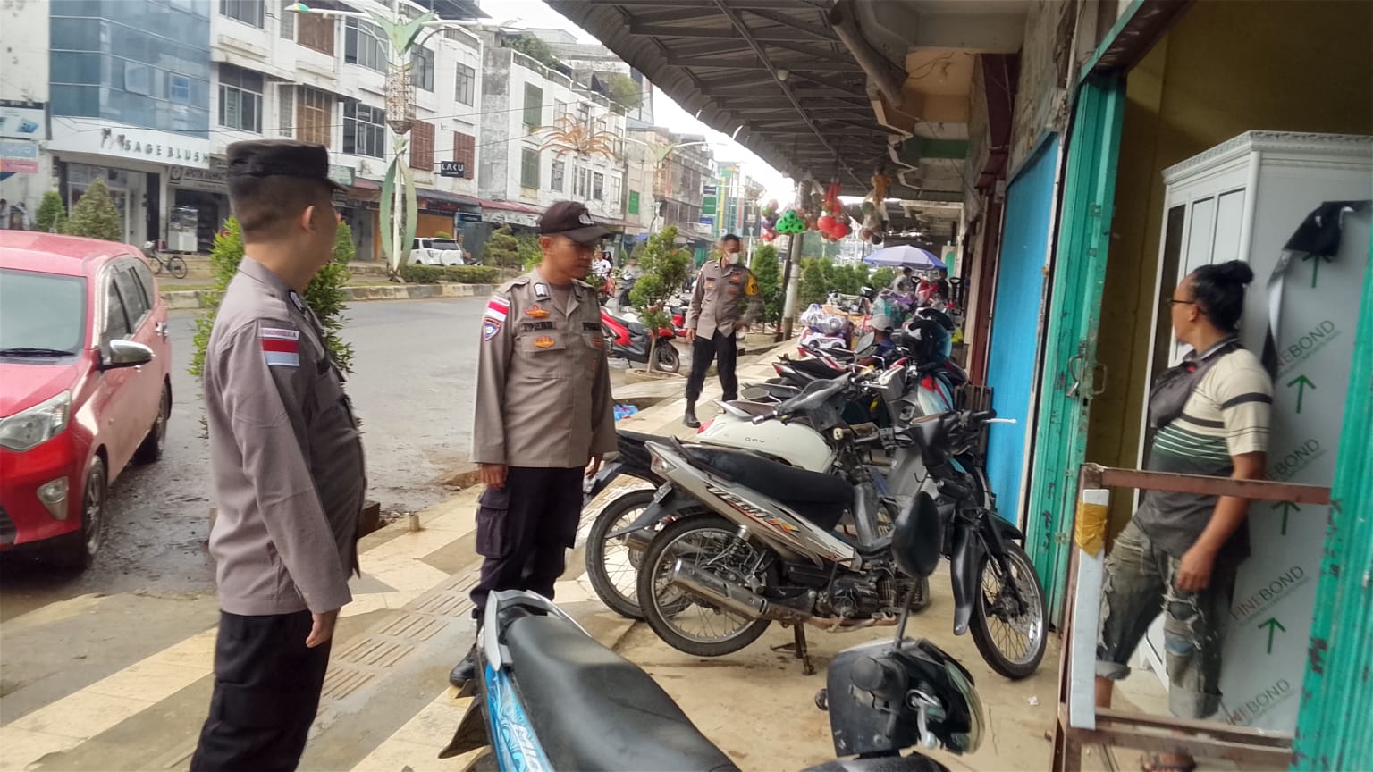 Patroli Polsek Langsa Cegah Premanisme di Pusat Kota