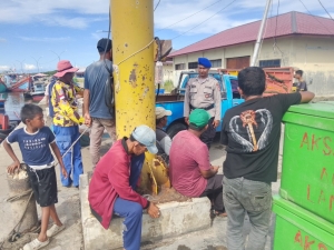 Patroli Dialogis Sat Polairud Jaga Keamanan Aktivitas Nelayan Kuala Langsa