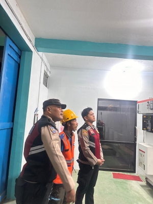 Patroli Malam Polsek Rantau Selamat Jaga Kondusivitas Wilayah