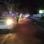 Patroli Blue Light Sat Lantas Polres Langsa Cegah Kecelakaan di Jalur Lintas