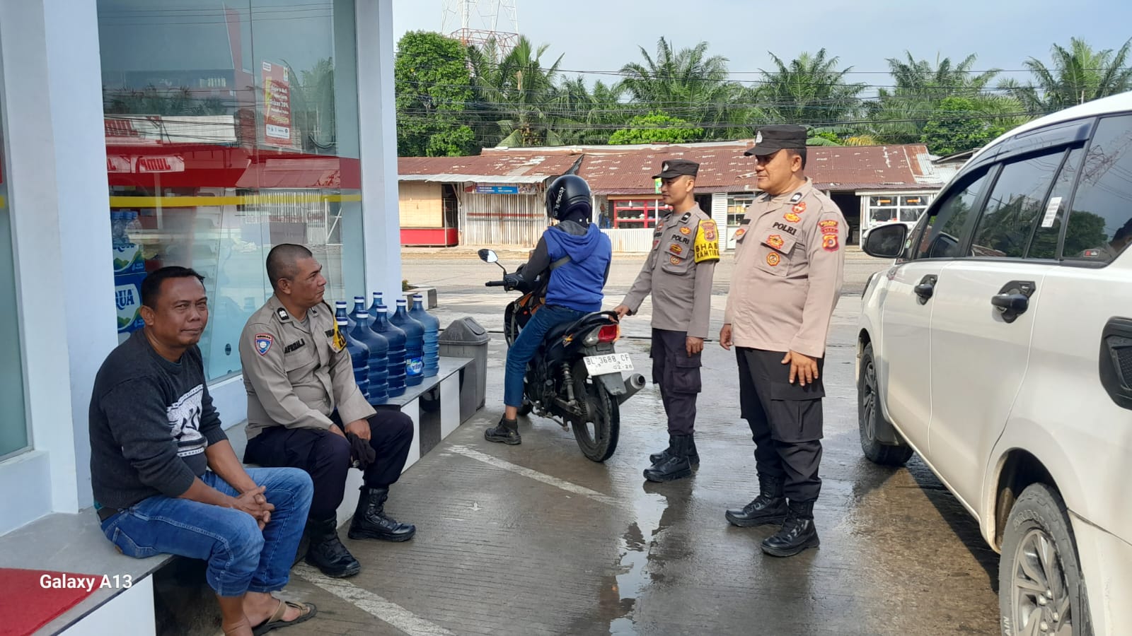Patroli Siang Polsek Langsa Barat Jaga Kondusifitas Wilayah