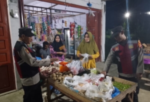 Patroli Malam Polsek Rantau Selamat Jaga Kondusivitas Wilayah