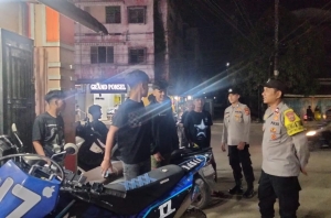Polsek Langsa Gelar Patroli Cegah Premanisme di Wilayah Kota