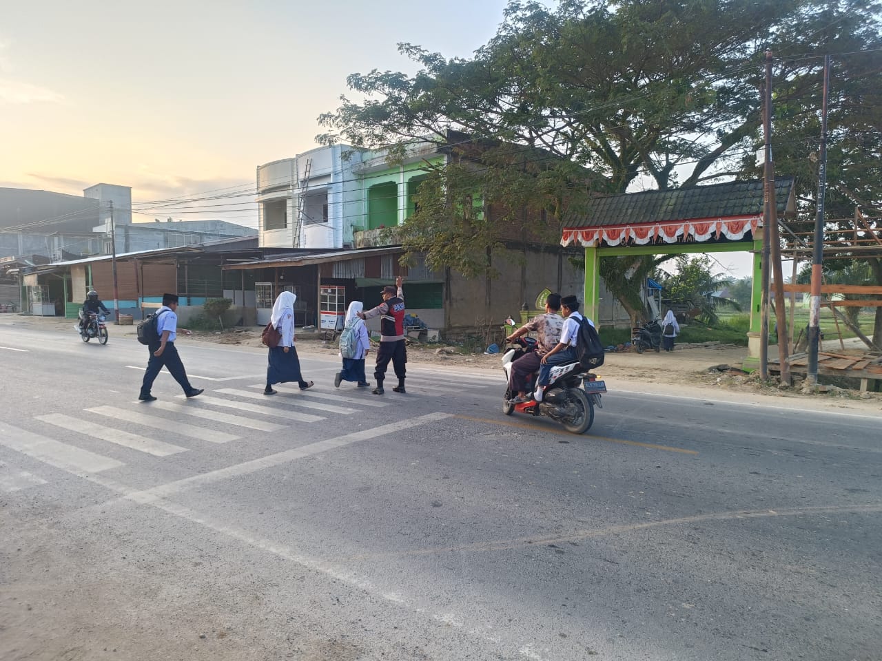 Strong Point Pagi Polsek Manyak Payed Dukung Program Presisi Kapolri