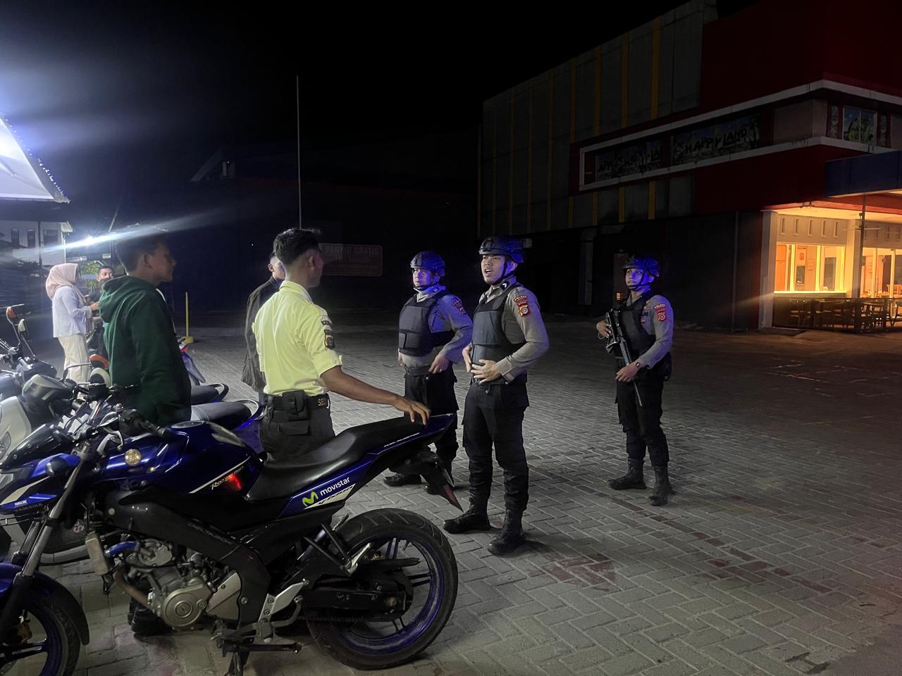 Patroli Perintis Presisi Sat Samapta Polres Langsa Intensifkan Pengamanan Malam Hari