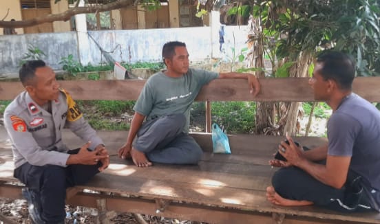 Patroli Polsek Rantau Selamat Antisipasi Guantibmas dan Pantau Aktivitas Masyarakat