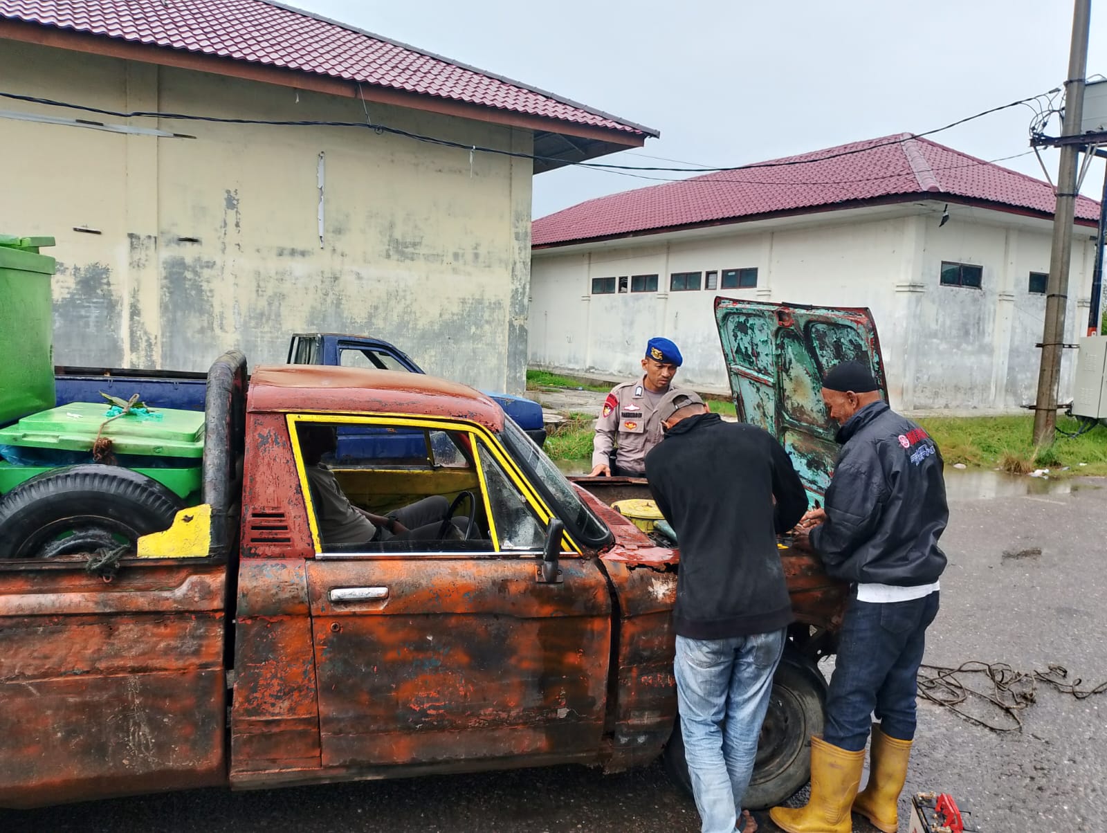 Sat Polairud Polres Langsa Perkuat Pengawasan di Dermaga TPI Kuala Langsa